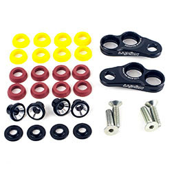 Luxon Rubber Isolated Lower Engine Mounts, Kawasaki KX450F